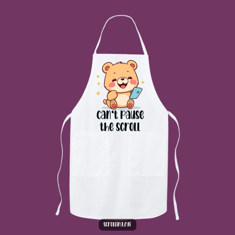 Funny Bear Apron: Hilarious Chef T-Shirt, Perfect Funny Gift for Cooks!