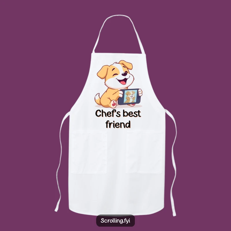 Funny Dog Apron: Cook with Joy with This 'Pup Influencer' Apron