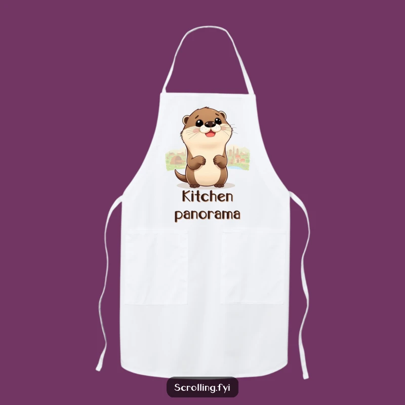 Funny Otter Apron - Keep Clean While Exploring with Nature's Cheer