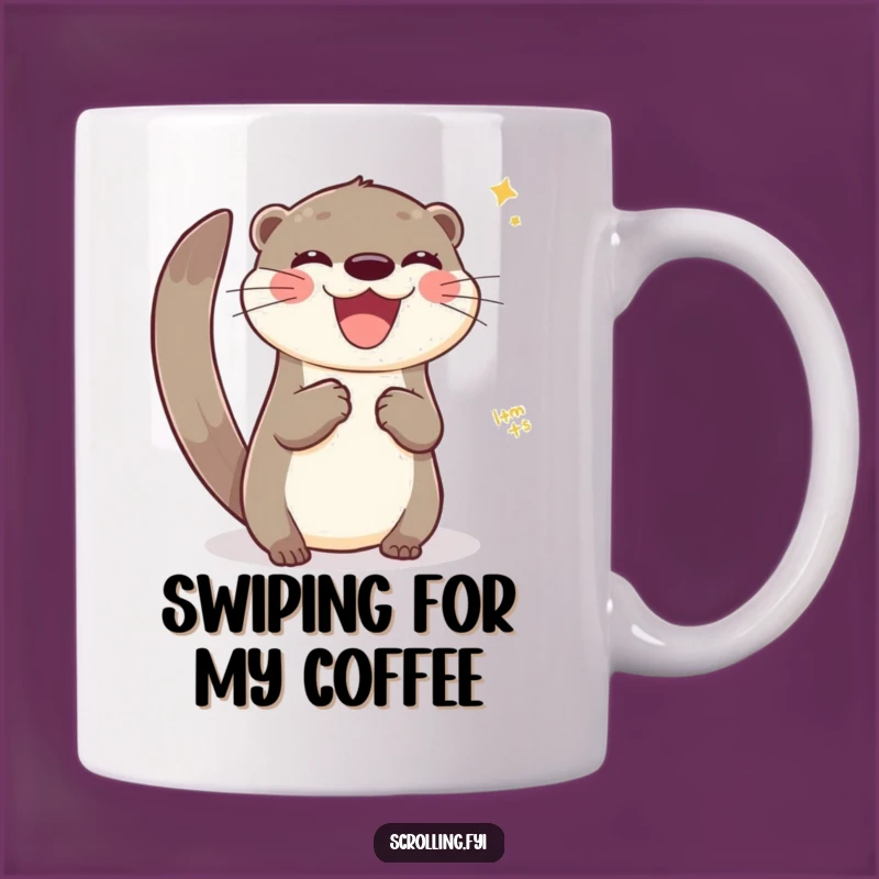 Funny Otter Tech Mug: Master Your Digital World Hilariously