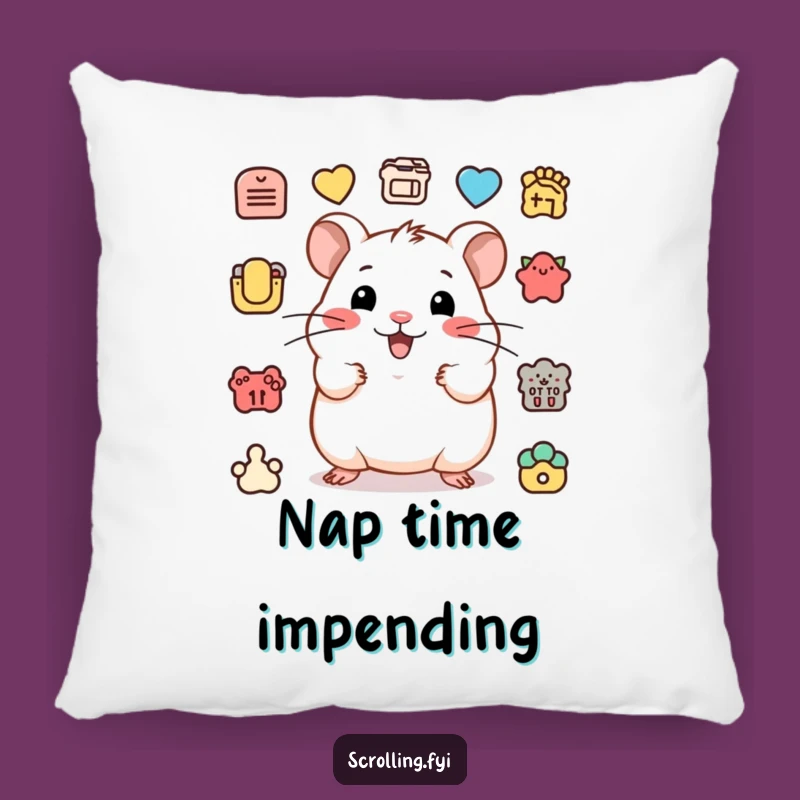Cozy Funny Hamster Clicker Pillow: A Hilarious and Comfortable Gift for Relaxation