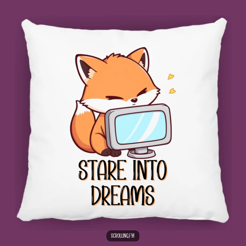 Funny Fox Gamer Pillow: Cozy Comfort & Intense Humor Accent