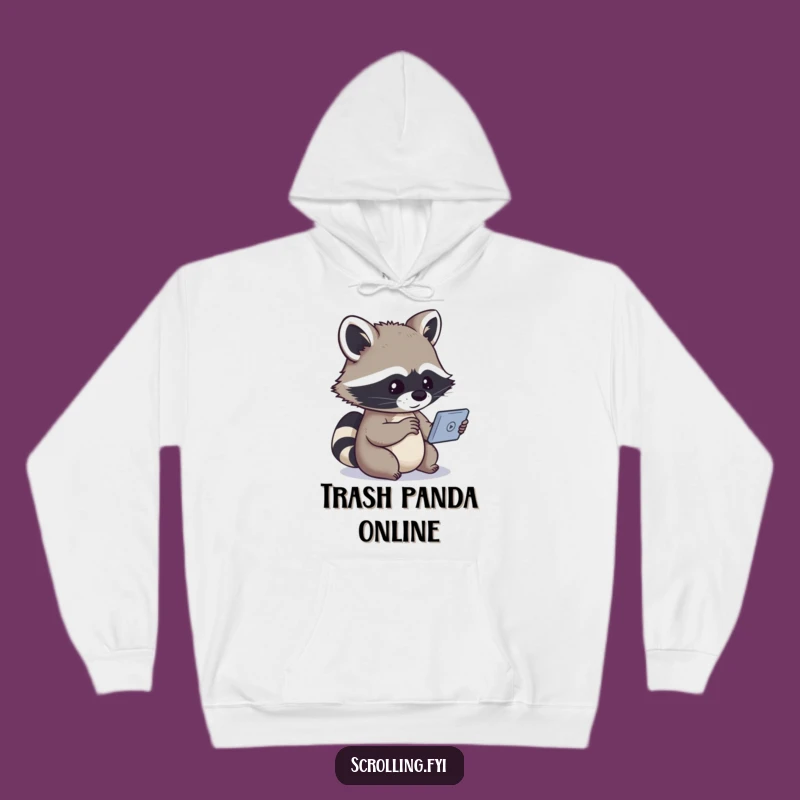 Cozy Funny Raccoon Binge-Watcher Hoodie: The Ultimate Hilarious Gift for Cozy Sessions