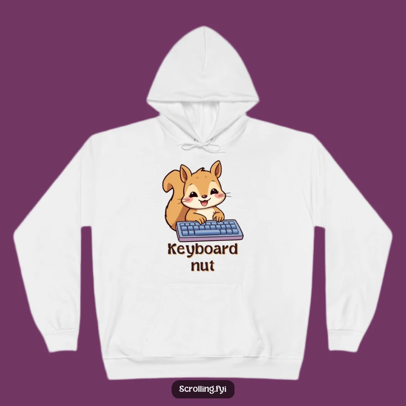 Funny Squirrel Hoodie - Stay Cozy While You Type Away