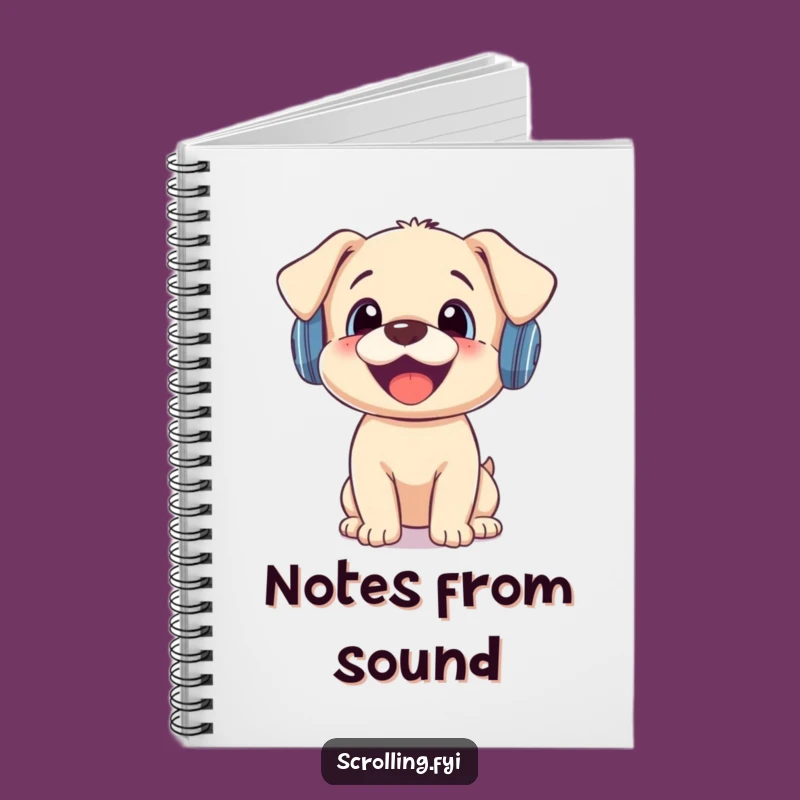 Funny Puppy Notification Notebook: Jot Down Surprises with Pup-Inspired Joy!