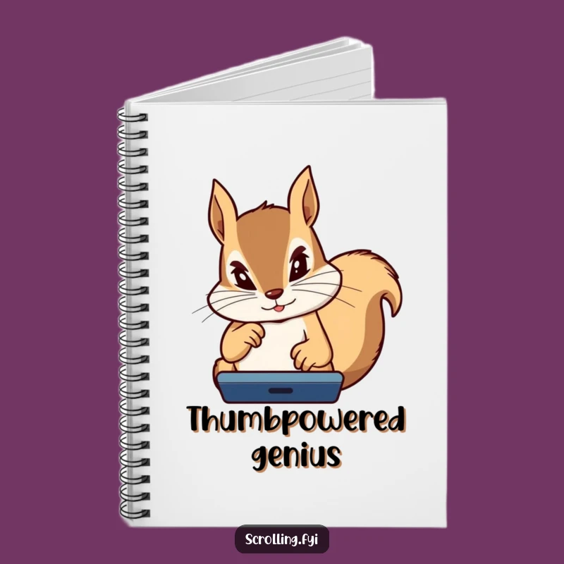 Funny Squirrel Notebook: Intense Gamer Journal, Perfect Gift for Strategists!