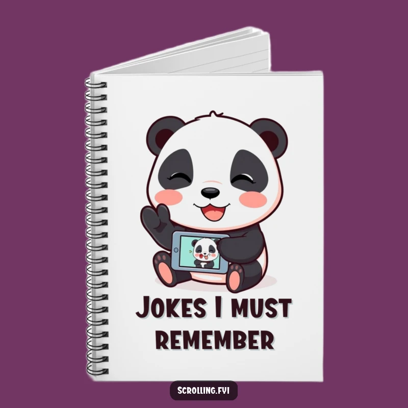 Funny Panda Meme Notebook: Jot Down Your Funniest Ideas