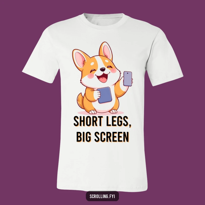 Funny Corgi Connected Canine T-Shirt: A Hilarious Gift for Dog Moms and Dads