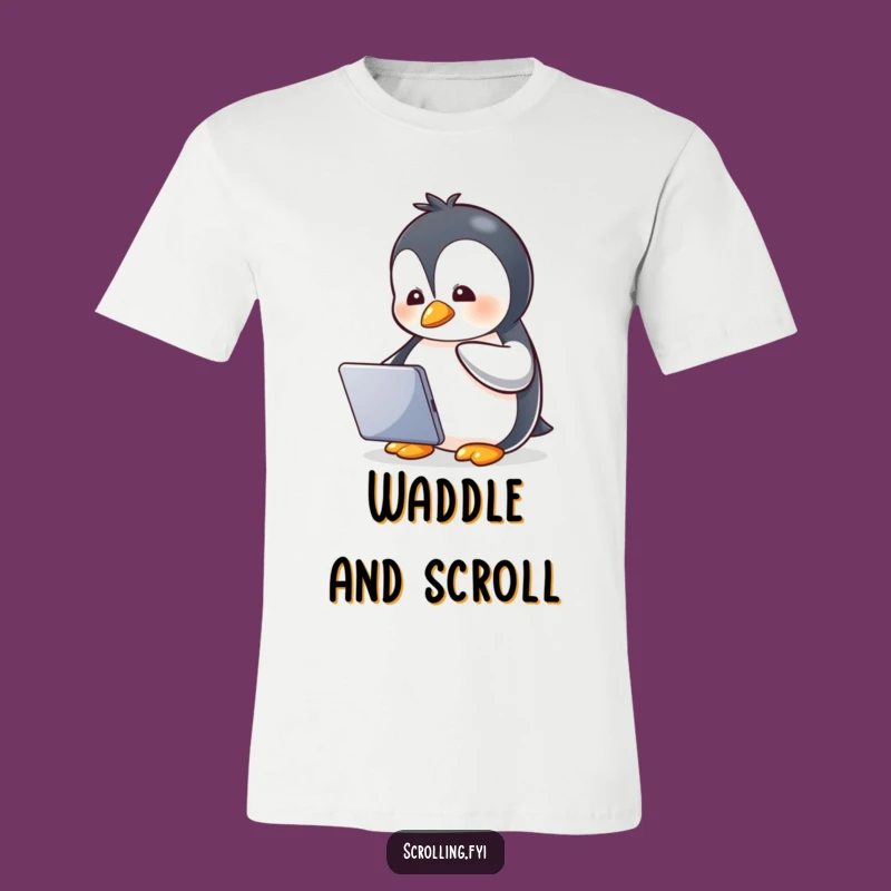 Funny Penguin Digital Explorer T-Shirt: A Hilarious Gift for Tech-Savvy Pundits