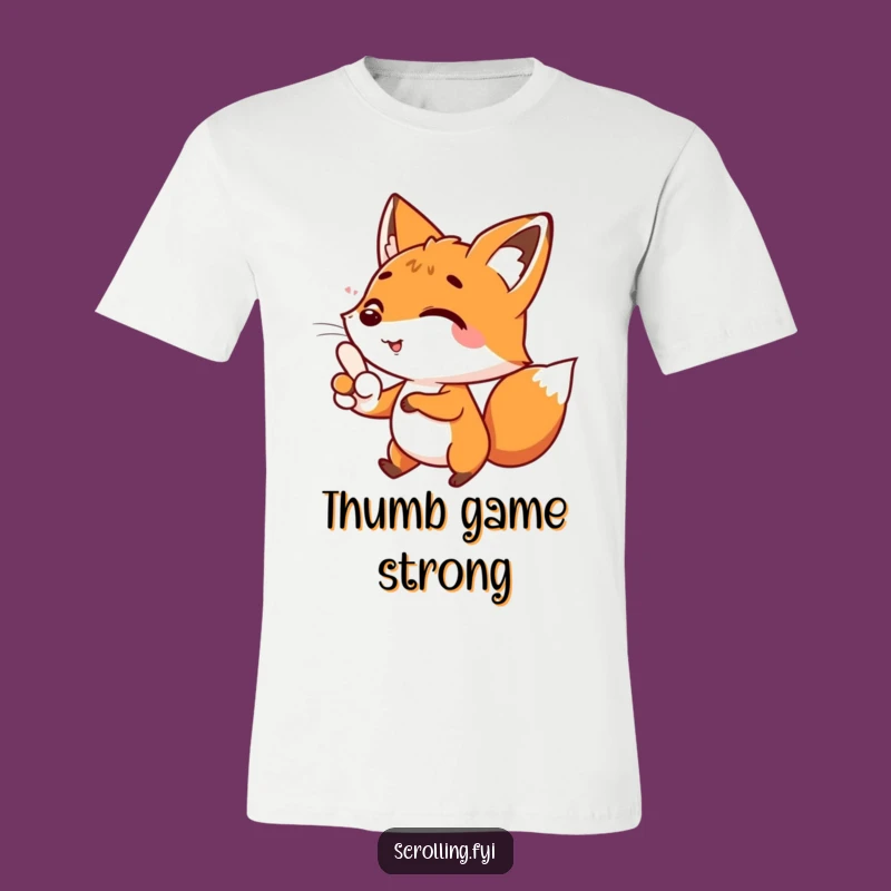 Funny Fox Scrolling T-Shirt: The Ultimate Funny Gift for Digital Natives