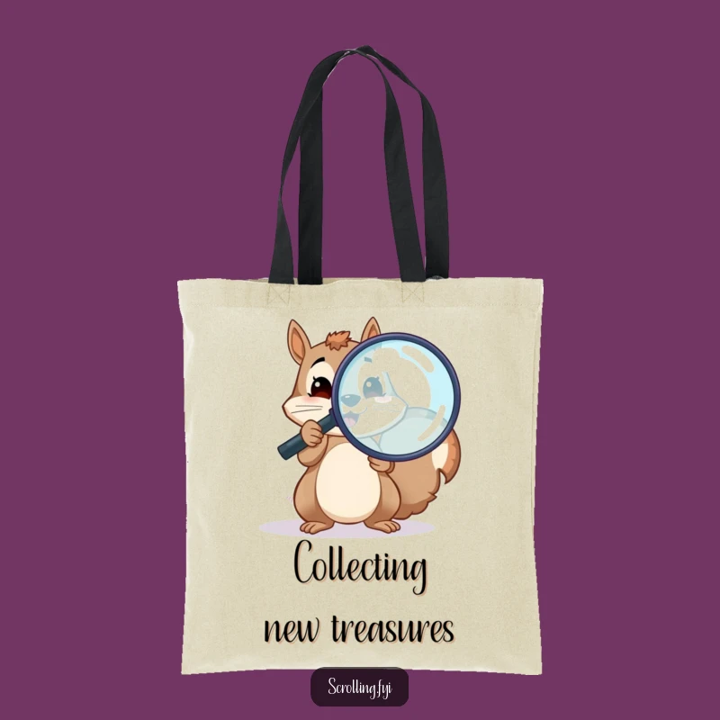 Funny Squirrel Tote Bag: Stylish & Hilarious Detail Holder Gift