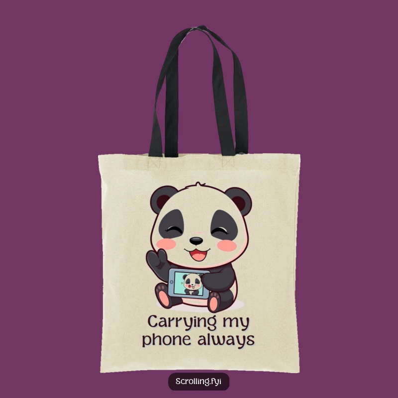 Funny Panda Meme Tote Bag: Carry Your Humor in Style